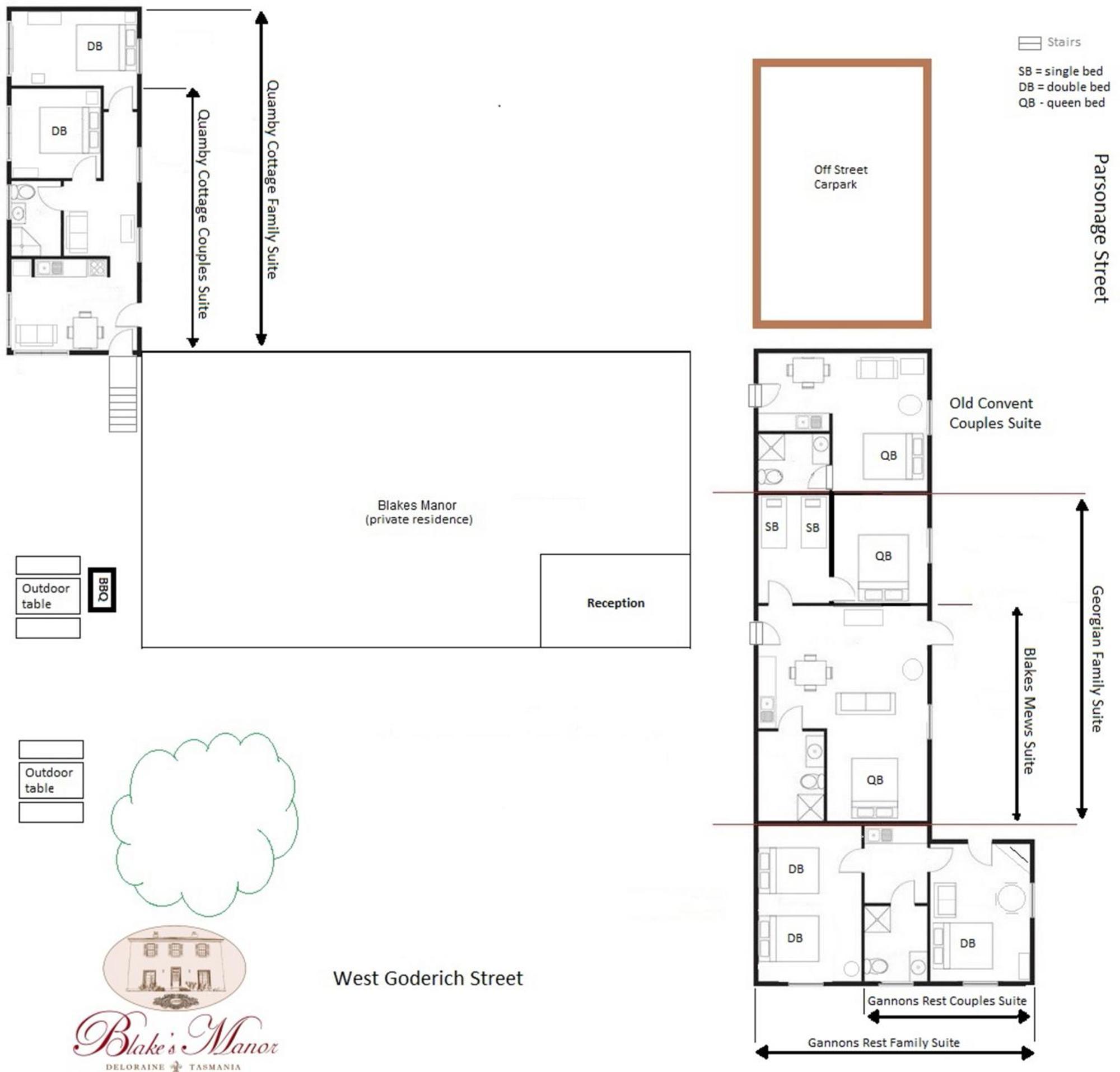 Blakes Manor Self Contained Heritage Accommodation Deloraine Luaran gambar